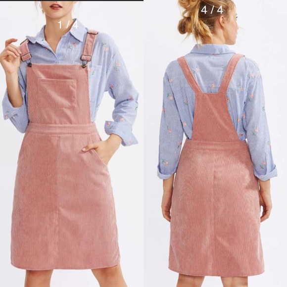 corduroy romper dress